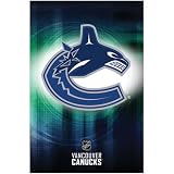 (22x34) Vancouver Canucks Logo Sports Poster Print Poster Print, 22x34