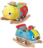 Alex Toys Whimsy Toddler Rocker with Sturdy Wooden Frame, in Blue Car