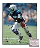 Mark Duper Autographed/Hand Signed Miami Dolphins Hand Signed 8x10 Photograph Teal Jersey