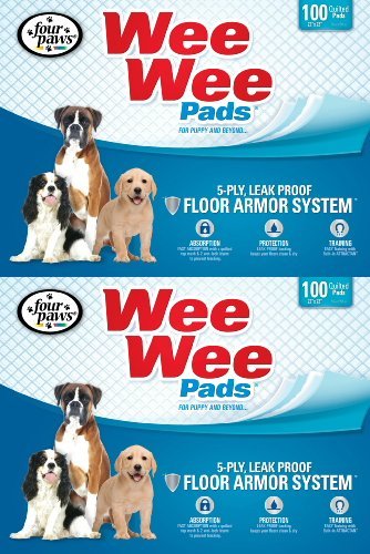 Four Paws 22x23 Wee Wee Pads 200pk (2 x 100ct box)