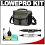 Lowepro Nova 180 AW Digital SLR Camera Shoulder Bag (Chestnut Brown) + Accessory Kit for Canon Rebel T3, T3i, T1i, T2i, EOS 60D, 5D, 7D, Nikon D3000, D3100, D5000, D5100, D7000, D300s, Olympus Evolt E-5, E-30, E-620 & Sony Alpha A560, A580, A33, A35, A55