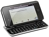 Ultra Slim Slide Out Bluetooth Keyboard for iPhone 4 4G 4S Black Angle Adjustable