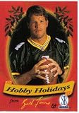 Green Bay Packers Brett Favre Hobby Holidays Trading Card