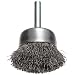 Weiler Vortex Pro Wire Cup Brush, Round Shank, Carbon Steel, Crimped Wire