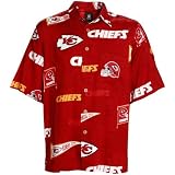 Reyn Spooner Kansas City Chiefs Red Hawaiian Button-Up Shirt