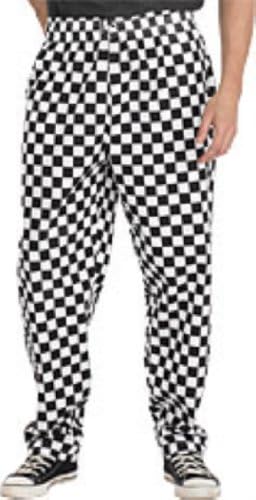 Beeswift Chefs Trousers Black/White XL