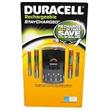 Buy Duracell StayCharged Rechargeable NiMH Battery Value Pack with 4AA, 4AAA, and...