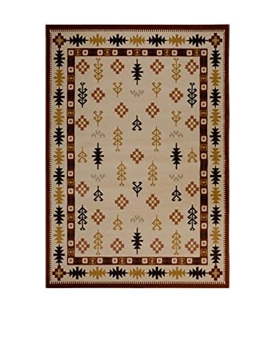 Tapis a Porter Tappeto Galata Crema/Mattone 80 x 150 cm