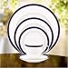 Lenox Federal Cobalt Platinum-Banded Bone China 5-Piece Place Setting, Service for 1