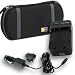 All Products : Combo! Ultra-Durable Protective Case Logic Travel Carrying Case for the PSP 1000 phat 2000 / slim & SONY PSP98553 110-240V Equivalent Light and Compact One-Piece Wall Charger for PSP98554 / PSP98552 ( PSP-1000 / 2000 / SLIM ) PSP Battery