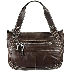 Fossil Handbag - Torino Satchel (Color: Brown)