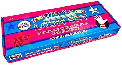 Deluxe Combo Loom Rubber Band Bracelet Kit by Kahmhi World by Kahmhi World