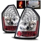 05-07 Chrysler 300 Chrome LED Tail Lights by Luminx Lighting
