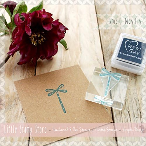 Small Mayfly Crystal Clear Stamp