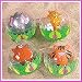 12 Inflatable Zoo Jungle Animals In Beach Balls