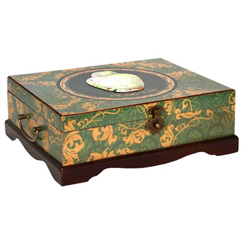 Bentley Royal Classic Premium Hand Decorated Exotic Wooden Tea Chest, 144 Tea Bag Set