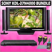 Sony Bravia N-Series KDL-37N4000 37in. 720P Widescreen LCD HDTV Black + Sony DVD Player w/ Accessory Kit
