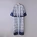 Perman Women Boho Printed Chiffon Loose Shawl Kimono Cardigan Cover up Blouse