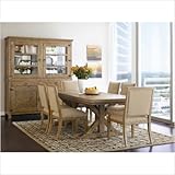 Rough Luxe Dining Table with Top & Base (1 BX- 045655-TAB, 1 BX- 045655-BAS ....