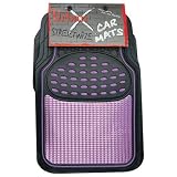 Review Streetwize  / Car, 4x4, MPV Lilac 4pce Rubber Car Mat Set