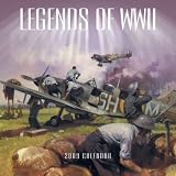 WWII LEGENDS RAF AIRCRAFT 2009 WALL CALENDAR NEW SEALED