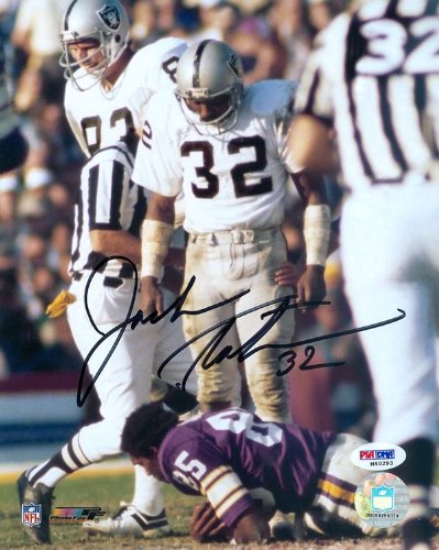 Jack Tatum Autographed Oakland Raiders 8x10 Photo PSA