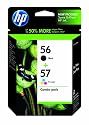 Original HP 56/57 Ink Cartridges Combo-Pack in Retail Packaging