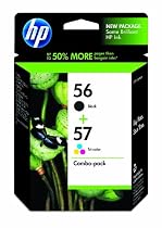 Original HP 56/57 Ink Cartridges Combo-Pack in Retail Packaging