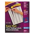 Easy Peel Inkjet Mailing Labels, 1/2 x 1-3/4, Clear, 2000/Pack