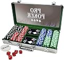Tactic - 03092 - Poker - Propoker : Mallette M&eacute;tal 300 Jetons