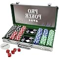 Tactic - 03092 - Poker - Propoker : Mallette M�tal 300 Jetons