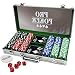 Tactic - 03092 - Poker - Propoker : Mallette M�tal 300 Jetons