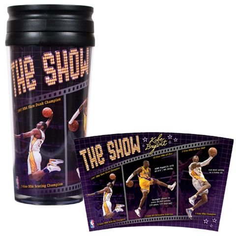 Kobe Bryant Los Angeles Lakers Plastic Cup Travel Tumbler With Lid