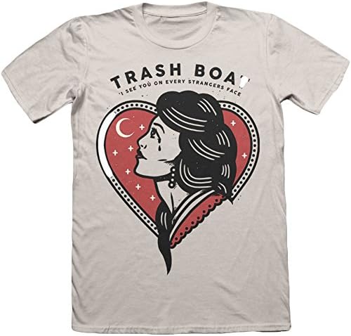 Trash Boat Men's Strangers Face T-shirt Large White