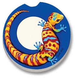 Gecko Car Coasters - 2 Pack