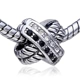 Pandora Style Charm Bead Crystal Celtic Cross Bead Fits Pandora Charms Beads