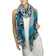 Polka Dots Leopard Print Diagonal Stripes Cotton Sheer Long Scarf Shawl Sarong - Various Colors