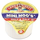 Land O` Lakes : Mini-Moo`s Creamers, Real Dairy Half & Half, 180 Ct -:- Sold as 1 CT