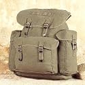 Trekking Bundeswehr Rucksack, oliv - mit Trägern