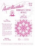 Aunt Martha's Shades of Pink Broken Star Quilt Kit