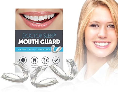 Anti Grinding Teeth Custom Moldable Dental Night Guard, Stops Bruxism-Custom Fit-PBA Free Medical Grade Grinding & Athletic Mouth Guard-Includes 3 Guards-Hygienic, FDA Approved Soft Material