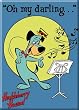 Huckleberry Hound "Oh my darling" Refrigerator Magnet