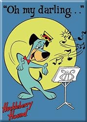 Huckleberry Hound "Oh my darling" Refrigerator Magnet
