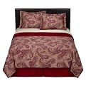Home Paisley Comforter Set - Red