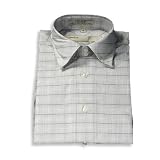 Perry Ellis - Boys Long Sleeve Dress Shirt, Black, White