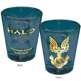 Video Game Shot Glass ~ Halo ~ UNSC Logo ~ Holds One Shot