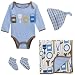 DWELL STUDIO Blue Gift Set -Essential - 3-6 months