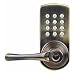 Morning Industry PAKL-01LAQ Keypad Lever Door Lock, Left-Hand, Antique Brass