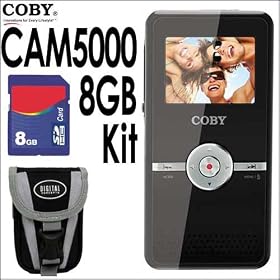 Click here to buy Coby CAM5000 5MP 4X Digital Zoom HD Camcorder Camera Black 8GB Bundle by Coby.