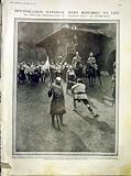 SWITZERLAND HERO WILLIAM TELL INTERLAKEN OLD PRINT 1912